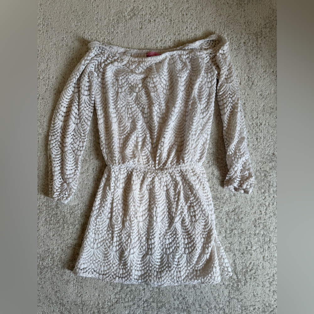 Lilly Pulitzer Cream Textured Dress